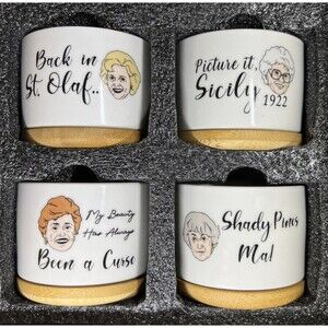 The Golden Girls - Funny Plant Pot Set of 4,